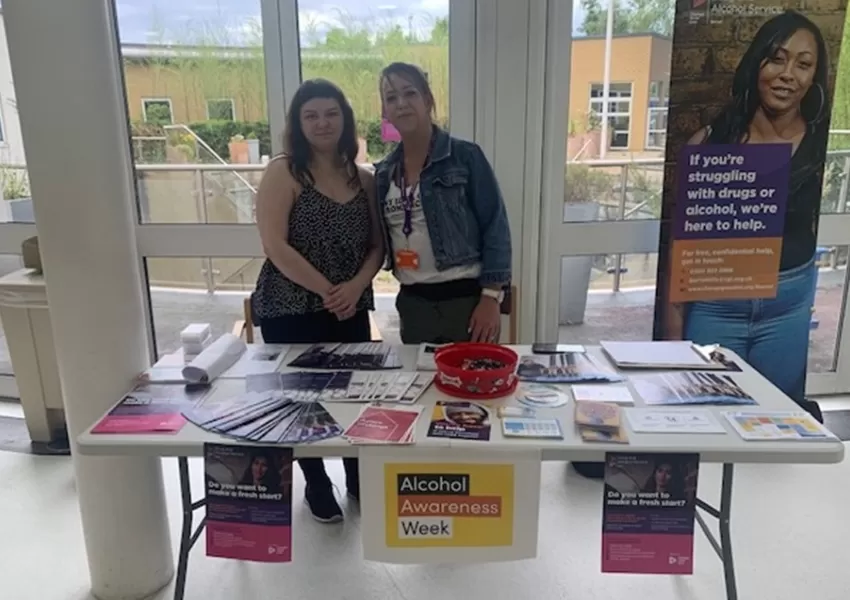 CGL staff and volunteers at Edgware Hospital