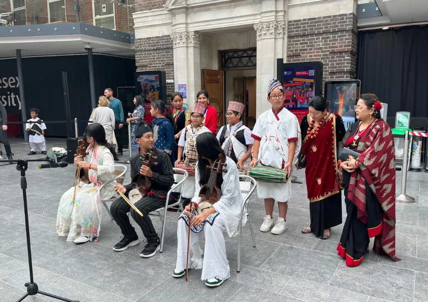 A picture of the Nepalese community