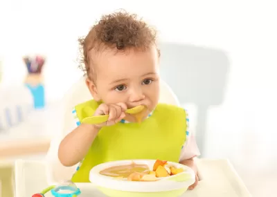 child eating