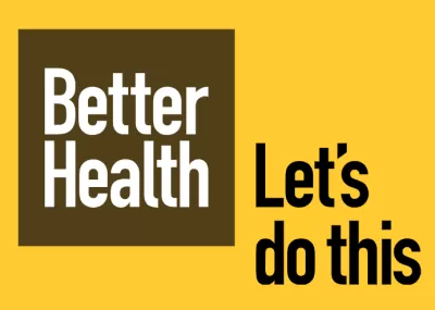 NHS Better Health logo: "Better Health: Let's do this"