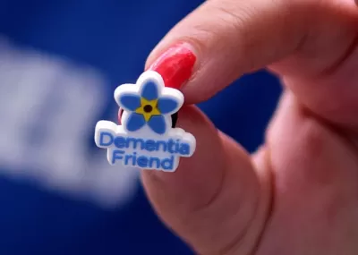 Dementia Friend badge.