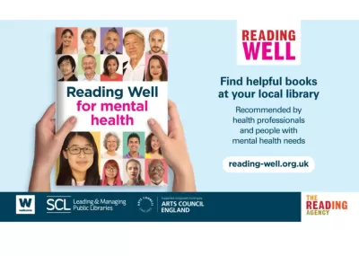 reading well for mental health/ find helpful books at your local library