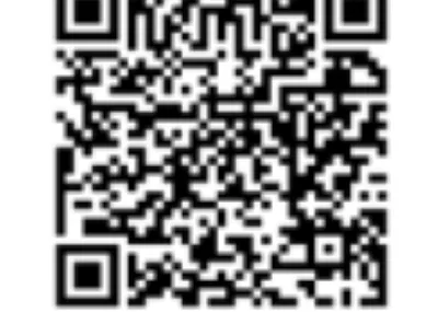 White background with a QR code to scan for more information on support when receiving a negative decision.