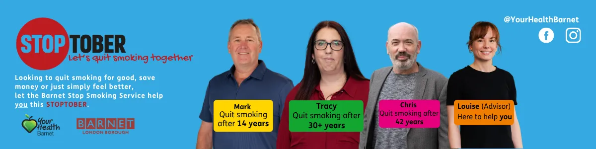 Stoptober hero banner showing others who have stopped